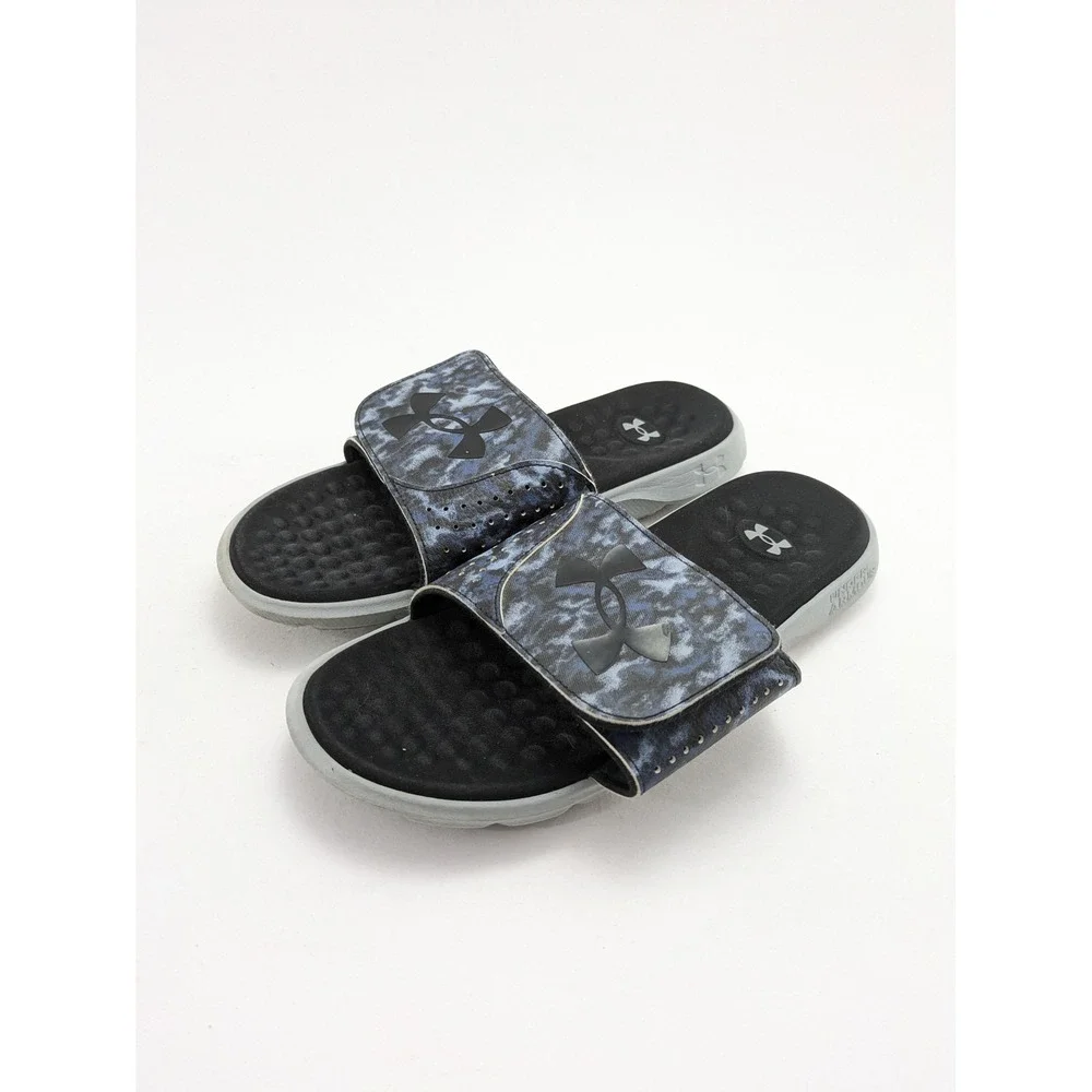 Mens‎ Under Armour Ignite Pro Graphic Comfort Foot Bed Slides Sandals Size 8